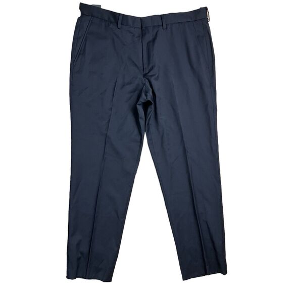 J Crew Pants Mens 33x32 Blue Wool Ludlow Slim Stretch Dress Four Season J1567 - Picture 1 of 14